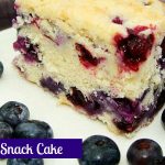 Easy Blueberry Snack Cake