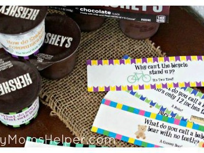 Free Printable Joke Labels for Snacks / by Busy Mom's Helper #ReadySetSnack #ad