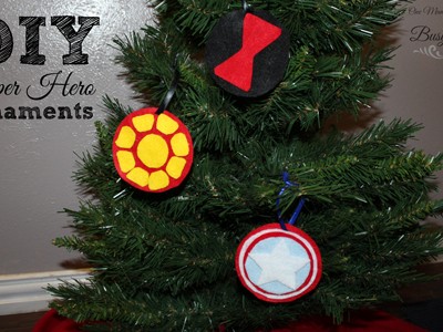 DiY Super Hero Ornaments | One Mama's Daily Drama for Busy Mom's Helper
