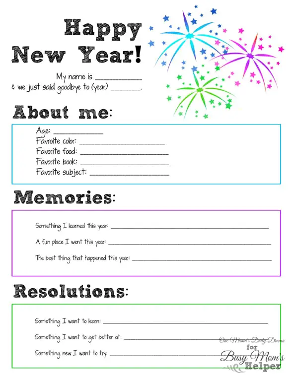 New Year s Eve Printable for Kids Busy Moms Helper