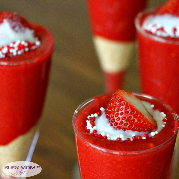 Dr Pepper Cheesecake Shooters / the perfect Valentine's Day Dessert or Treat / by BusyMomsHelper.com