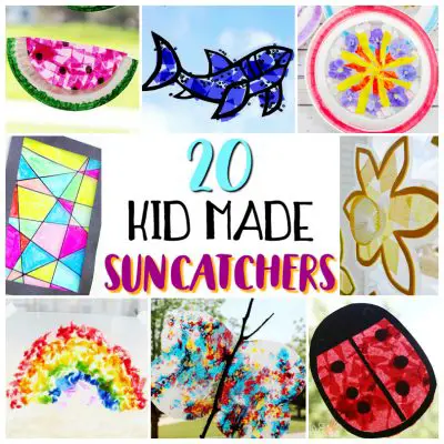 20 Kid Made Suncatchers / A list of great kid activities for the summer break!