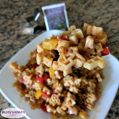 Fajita Pasta Casserole #AD #HowdySkinner A delicious and easy-to-make pasta recipe perfect for a busy weeknight meal that pleases the whole family!