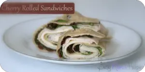 Cherry Rolled Sandwiches / Busy Mom's Helper