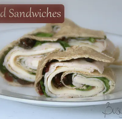 Cherry Rolled Sandwiches / Busy Mom's Helper
