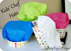 DIY Kids Chef Hats / Busy Mom's Helper