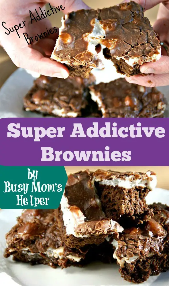 Super Addictive Brownies / by Busy Mom's Helper #Brownies #Chocolate #Dessert