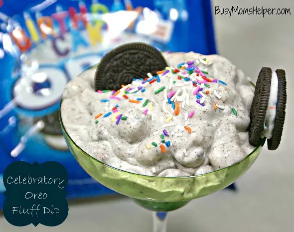 Celebratory Oreo Fluff Dip / by Busy Mom's Helper #Oreo #Dessert #Pudding