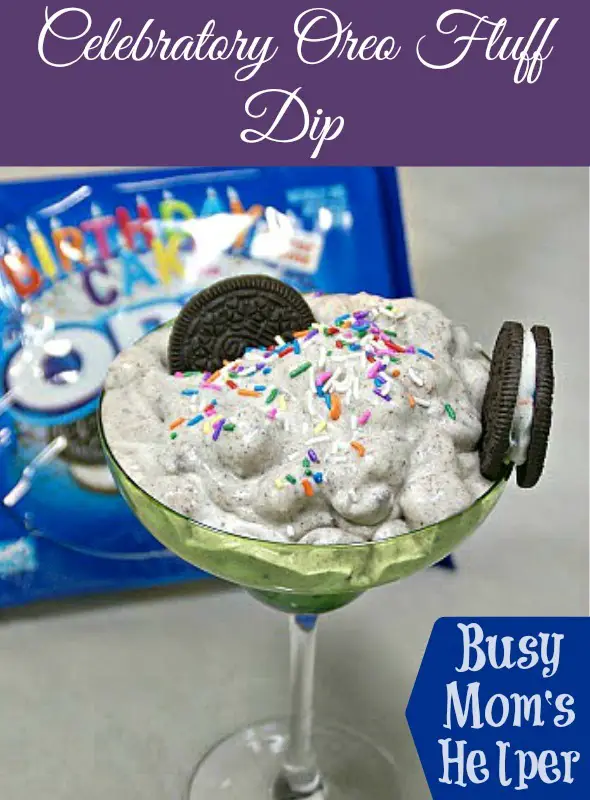 Celebratory Oreo Fluff Dip / by Busy Mom's Helper #Oreo #Dessert #Pudding