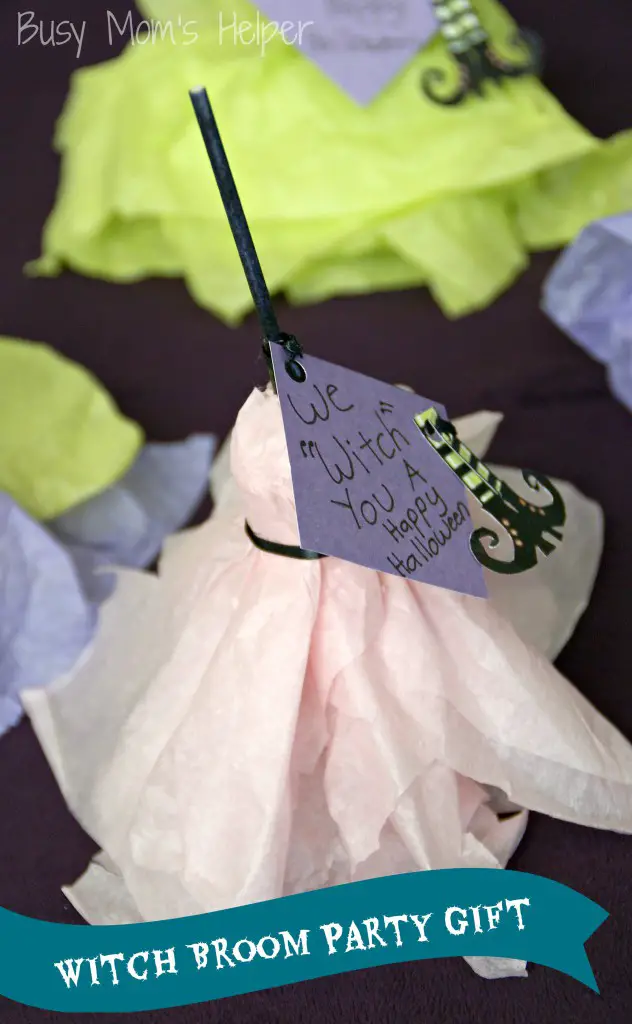 Witch Broom Party Gifts / Busy Mom's Helper