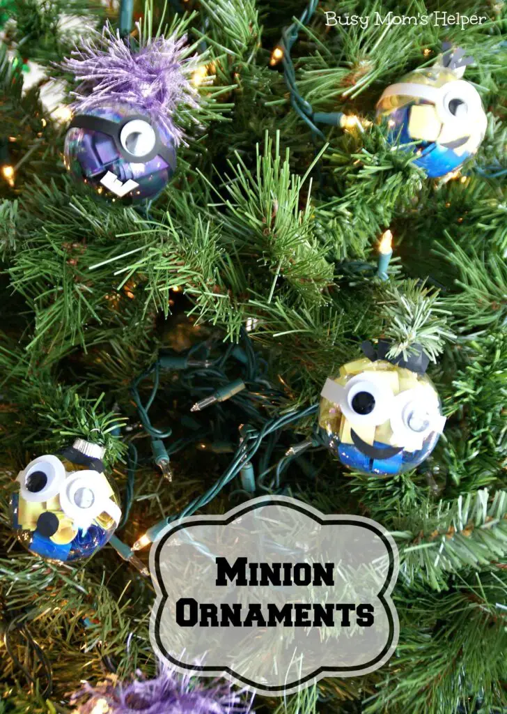 DIY Minion Ornaments / Busy Mom's Helper