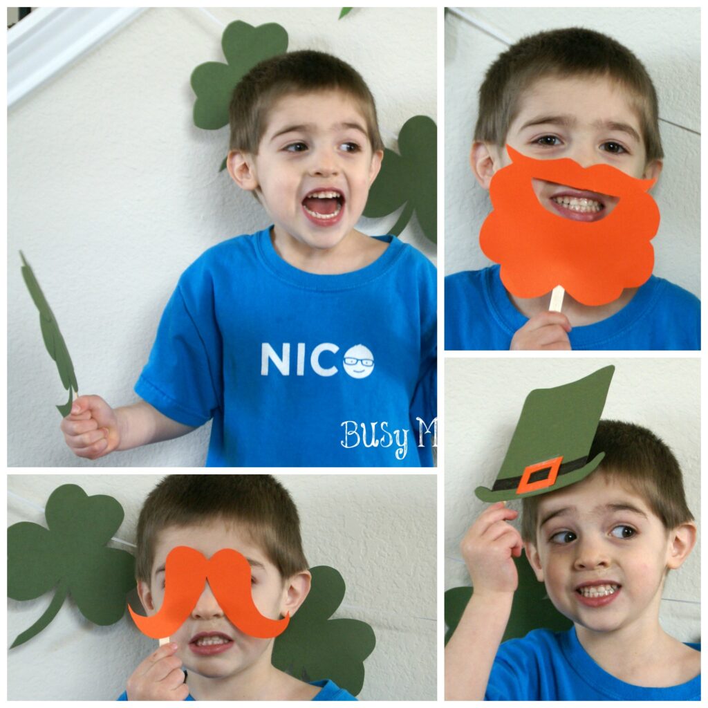 Free Printable St. Patties Day Photo Booth Props / Busy Mom's Helper