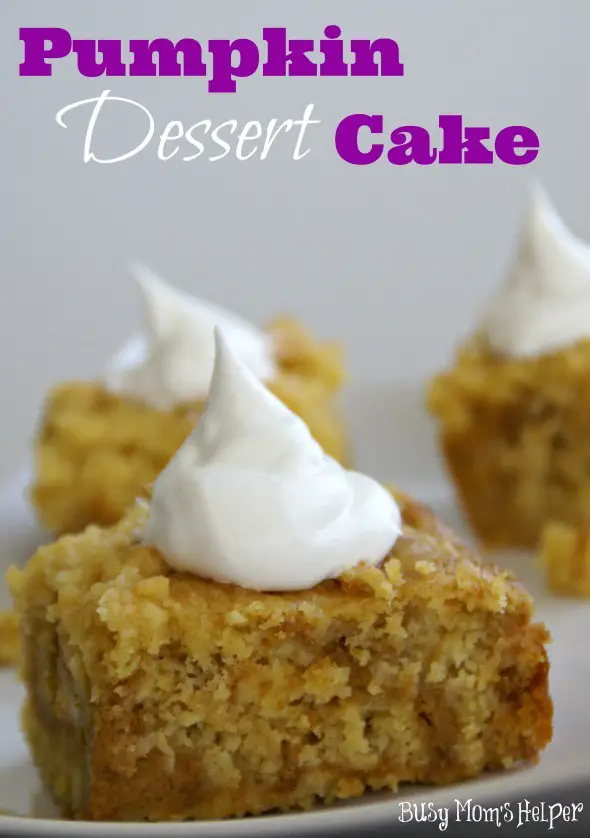 Pumpkin Dessert Cake - Busy Mom's Helper