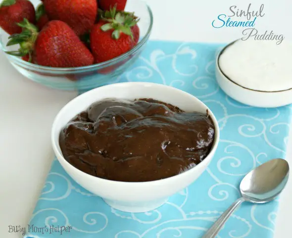 Sinful Steamed Pudding / by www.BusyMomsHelper.com #chocolate #pudding #dessert