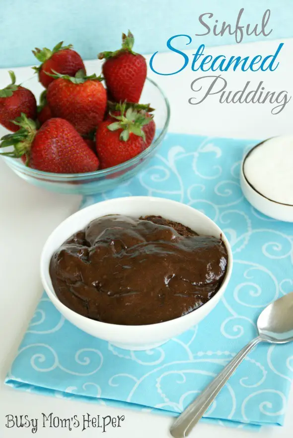 Sinful Steamed Pudding / by www.BusyMomsHelper.com #chocolate #pudding #dessert