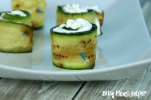 Cheese Filled Zucchini Bites / by www.BusyMomsHelper.com #Zucchini #Veggies #Appetizer #CheeseFilled