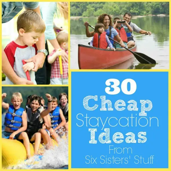 Over 100 Budget-Saving Staycation Ideas / by www.BusyMomsHelper.com #staycation #summer