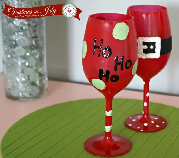 Design Your Own Christmas Glasses / by Busy Mom's Helper #ChristmasinJuly #Craft #Holidays #KidsCraft