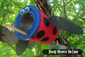 Craft Lightning: Ladybug Bird Feeder Summer Camp Craft / by Busy Mom's Helper #summercamp #kidcraft
