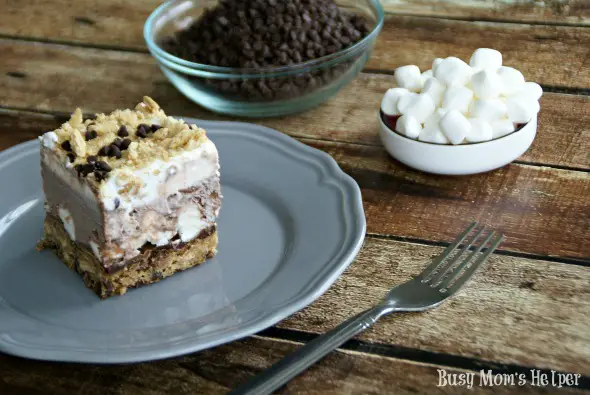Frosty S'more Brownie Bars / by Busy Mom's Helper #Smores #Brownies #GrahamCracker #Chocolate #Dessert