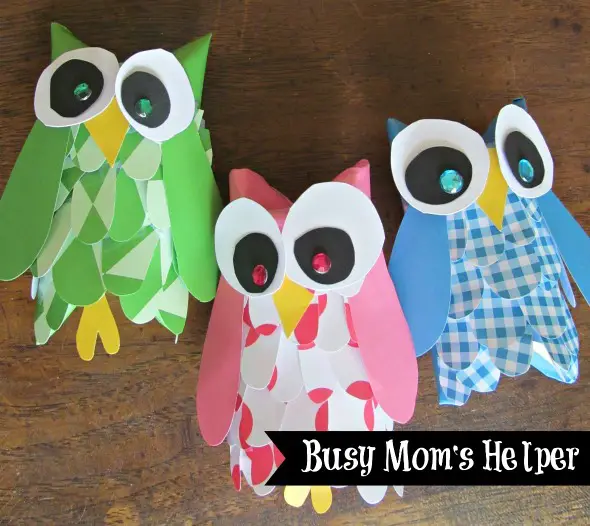 Make Your Own Toilet Paper Roll Owls / by Busy Mom's Helper #craft #Owl #ToiletPaperCraft