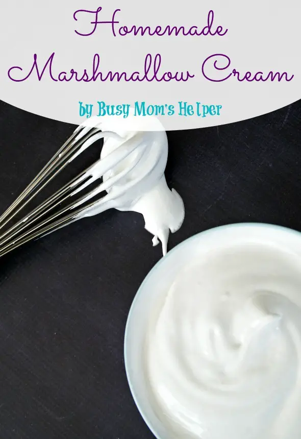 Homemade Marshmallow Cream / by Busy Mom's Helper #Marshmallow #Frosting