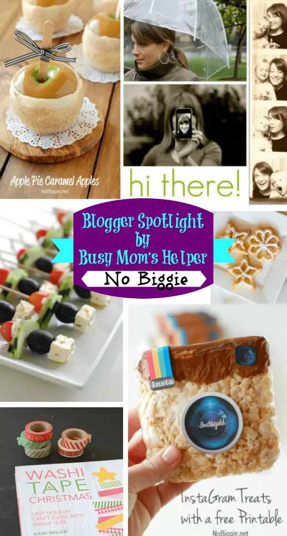 Blogger Spotlight: No Biggie / by Busy Mom's Helper #recipes #parties #roundup