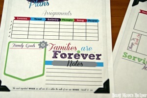 Family Home Evening Planner for Busy Moms