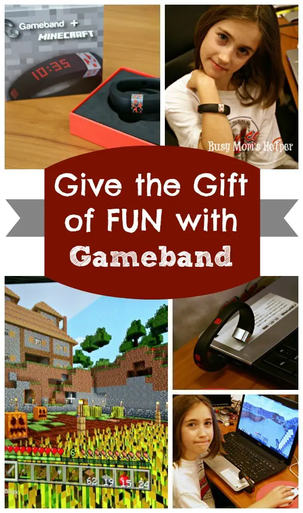 Give the Gift of Fun with Gameband / by Busy Mom's Helper #GameOnTheGo #Ad #Gifts #Minecraft @MyGameband