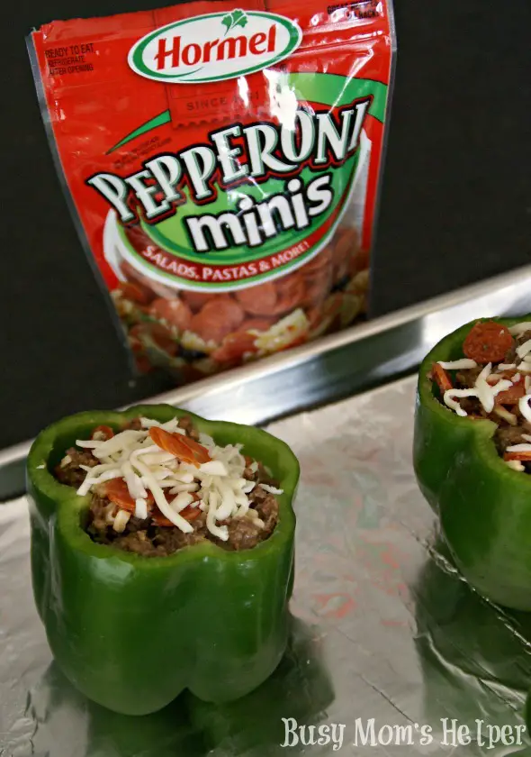 Hormel Pepperoni Stuffed Peppers / by Busy Mom's Helper #PepItUp #Ad