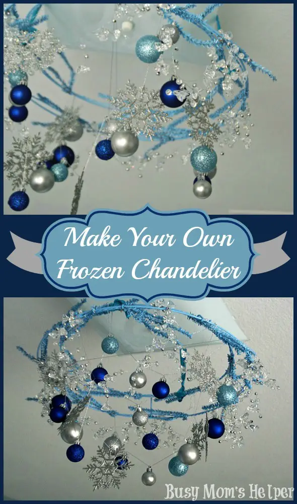 Make Your Own Frozen Chandelier / by Busy Mom's Helper #Frozen #Craft #Decor
