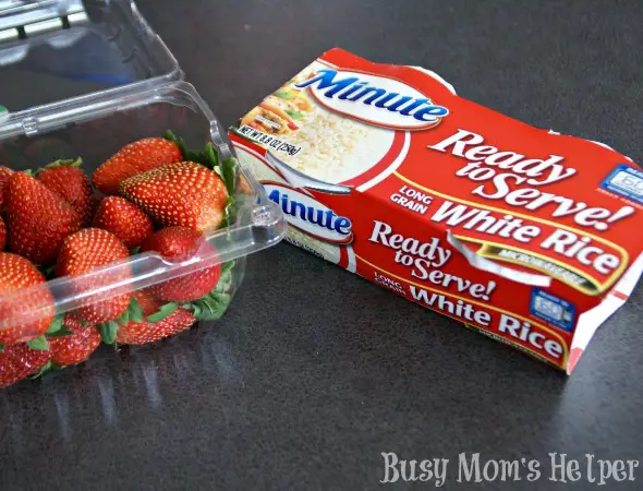 Healthy Afternoon Snack: Strawberries & Rice / by Busy Mom's Helper (plus breakfast recipe!)