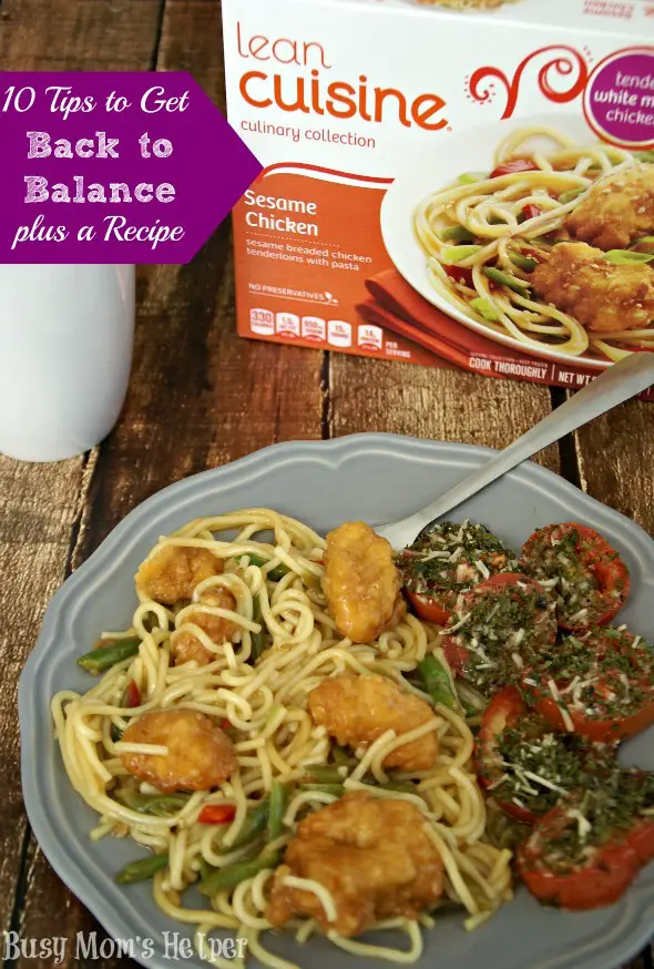 10 Tips to Get Back to Balance plus a Recipe / by Busy Mom's Helper #BacktoBalance #CollectiveBias #Ad