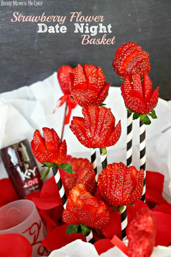 Strawberry Flower Date Night Basket / by Busy Mom's Helper #LoveOurVDay #ad @target
