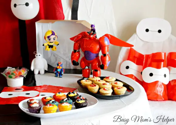 Big Hero 6 Party / by Busy Mom's Helper / Make Honey lemon's bag, pin the tail on Fred, eat Cupcake Fruit sushi and much more! Printables included!