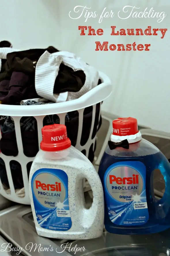 Tips for Tackling the Laundry Monster / by Busy Mom's Helper #ad