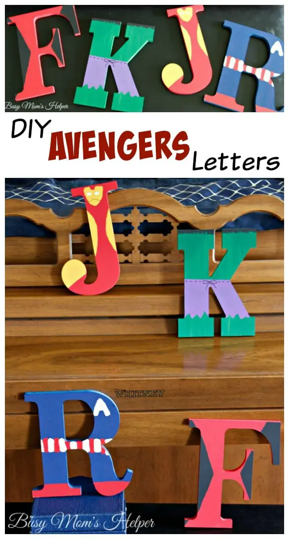 DIY Avenger Letters / by Busy Mom's Helper