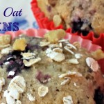 Blueberry Oat Muffin by Juggling Act Mama for Busy Mom's Helper Feature