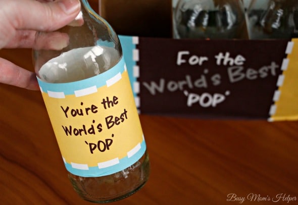 World's Best 'POP' Father's Day Soda Bottle Printables / by Busy Mom's Helper