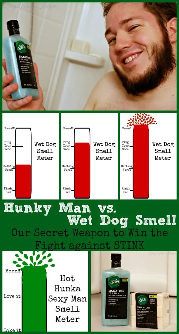 Hunky Man vs. Wet Dog Smells / by Busy Mom's Helper / Our secret weapon for when hubby ends up stinkier than our pups! #MySignatureMove #Ad