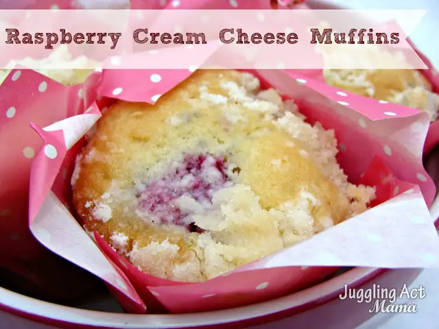Raspberry Cream Cheese Muffin
