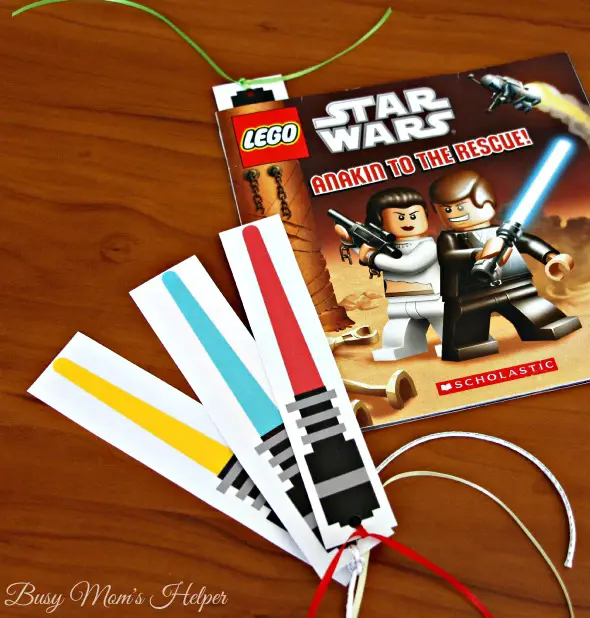 star wars lightsaber bookmarks