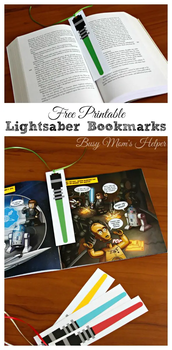 star wars lightsaber bookmarks busy mom s helper