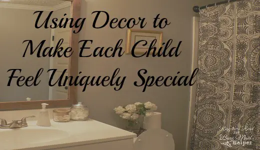 Using Decor to Make Each Child Feel Uniquely Special by Riggstown Road for Busy Mom's Helper