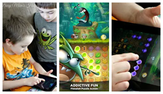 Our New Best Fiends! Favorite New Puzzle Game App / by Busy Mom's Helper #LoveBestFiends #ad
