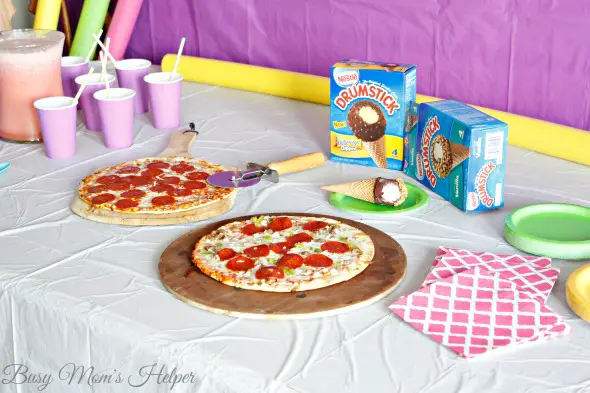 Summer Pizza Party / by Busy Mom's Helper / Strawberry Brazilian Lemonade Recipe / How to Easily Create Pizza Sugar Cookies / #FlavorYourSummer #ad