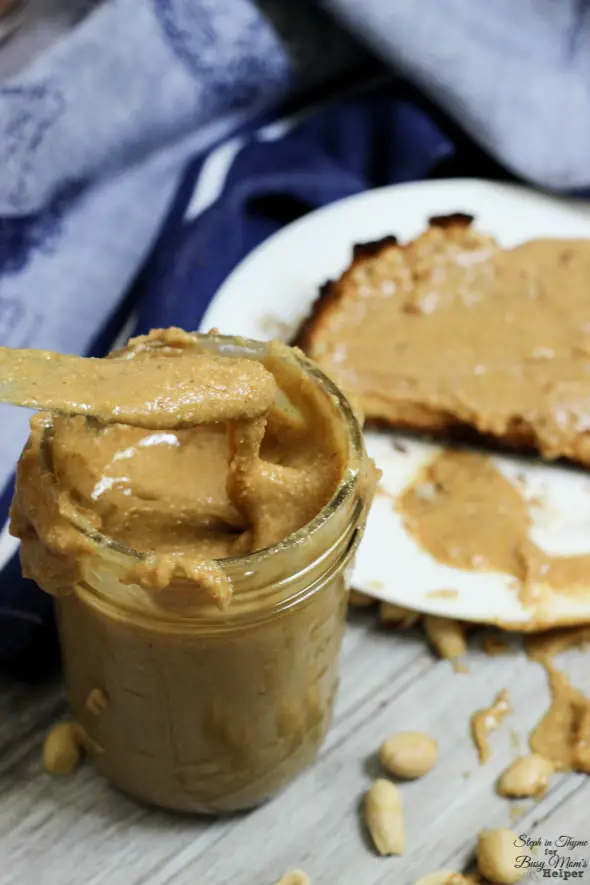 Creamy Maple Cardamom Peanut Butter l Steph in Thyme for Busy Mom's Helper