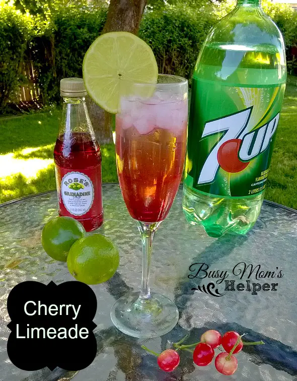 Cherry Limeade by Nikki Christiansen for Busy Mom's Helper