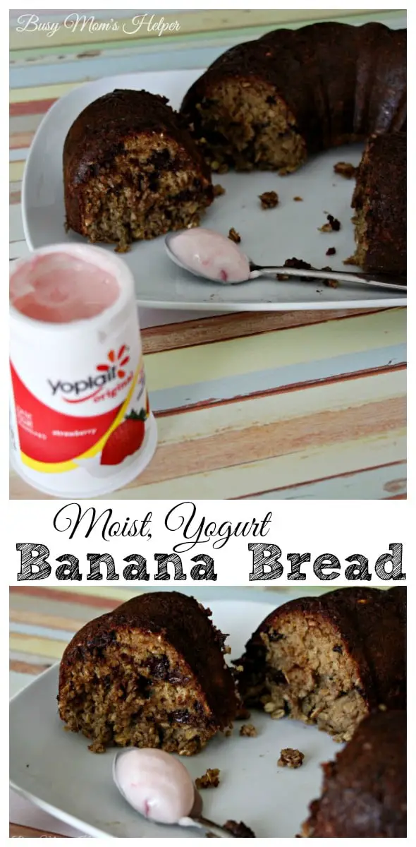 Moist Yogurt Banana Bread / by Busy Mom's Helper #spon