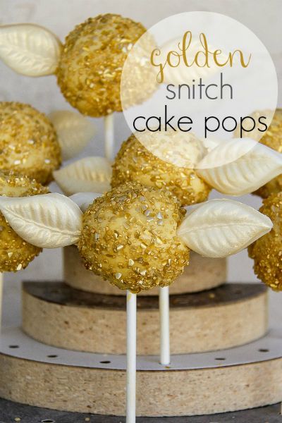 Golden Snitch Cake Pops / by Tonya Staab / Round up by Busy Mom's Helper
